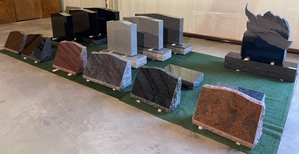 Granite Monument Side View