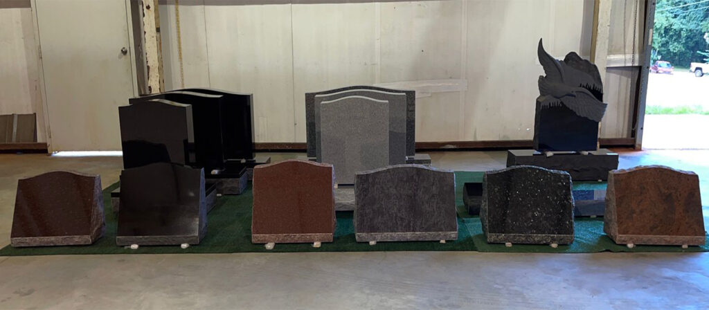 Granite Monuments front view