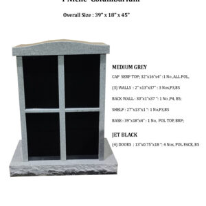 4 NICHE COLUMBARIUM
